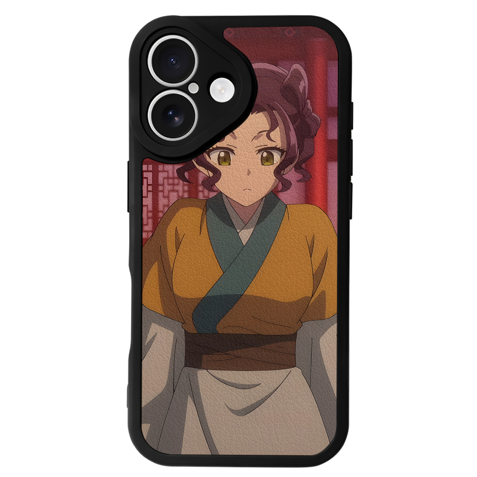 （画像用） 薬屋のひとりごと The Apothecary Diaries 【iPhone 16シリーズ対応】シリコンスマホケース（レザー調） 材質：シリコン